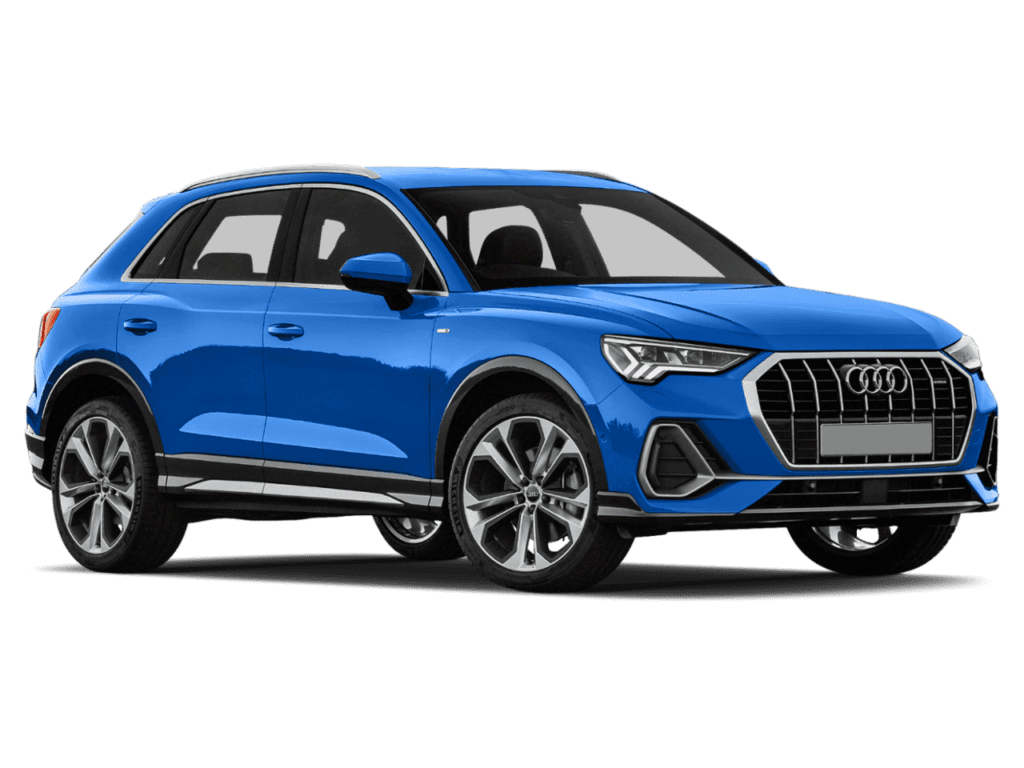 blue audi q3