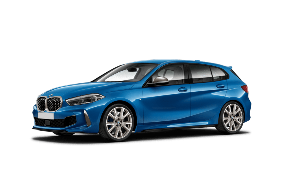 Blue BMW 1 Series